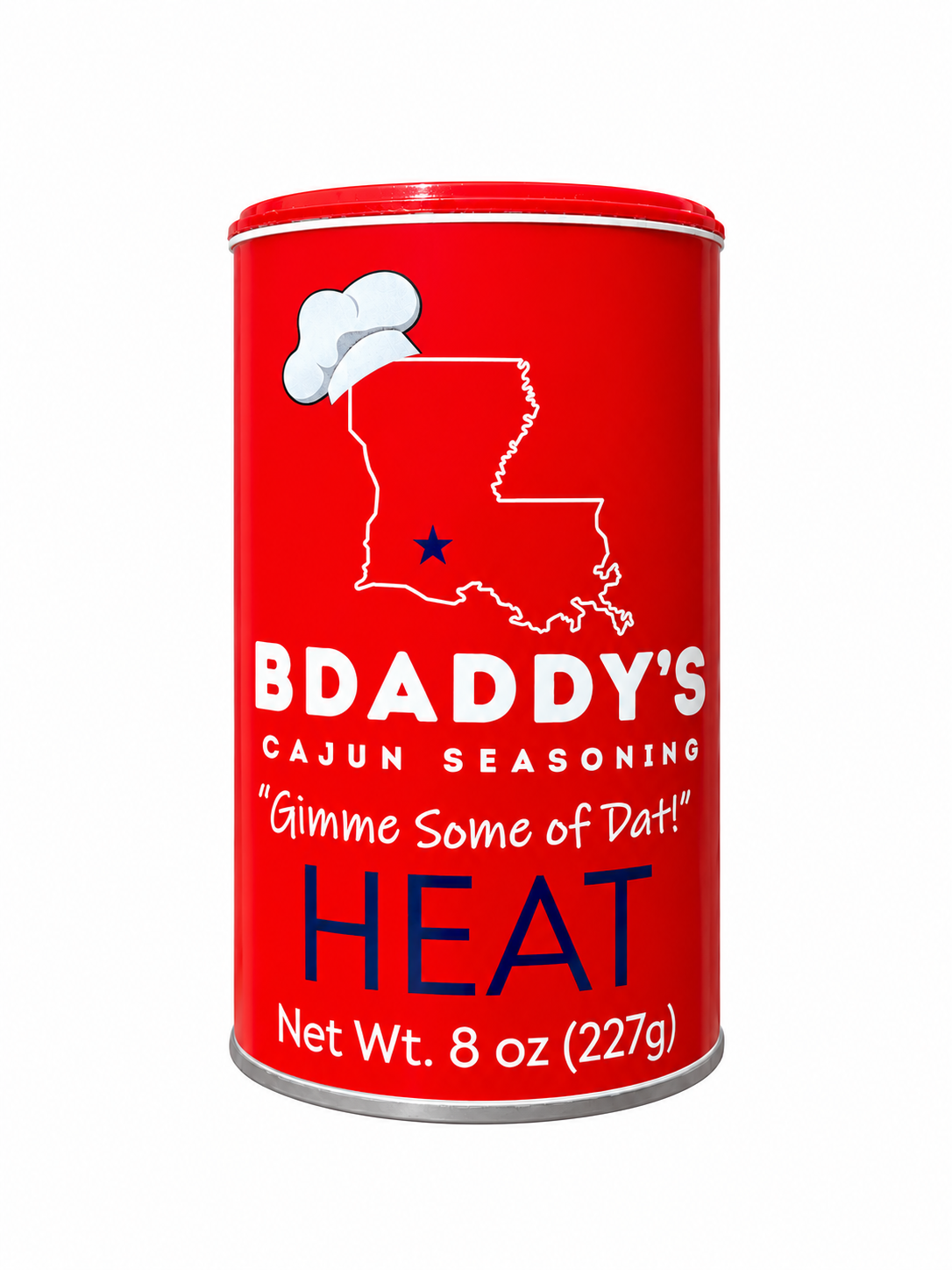 BDaddy’s Cajun Seasoning HEAT (8oz)